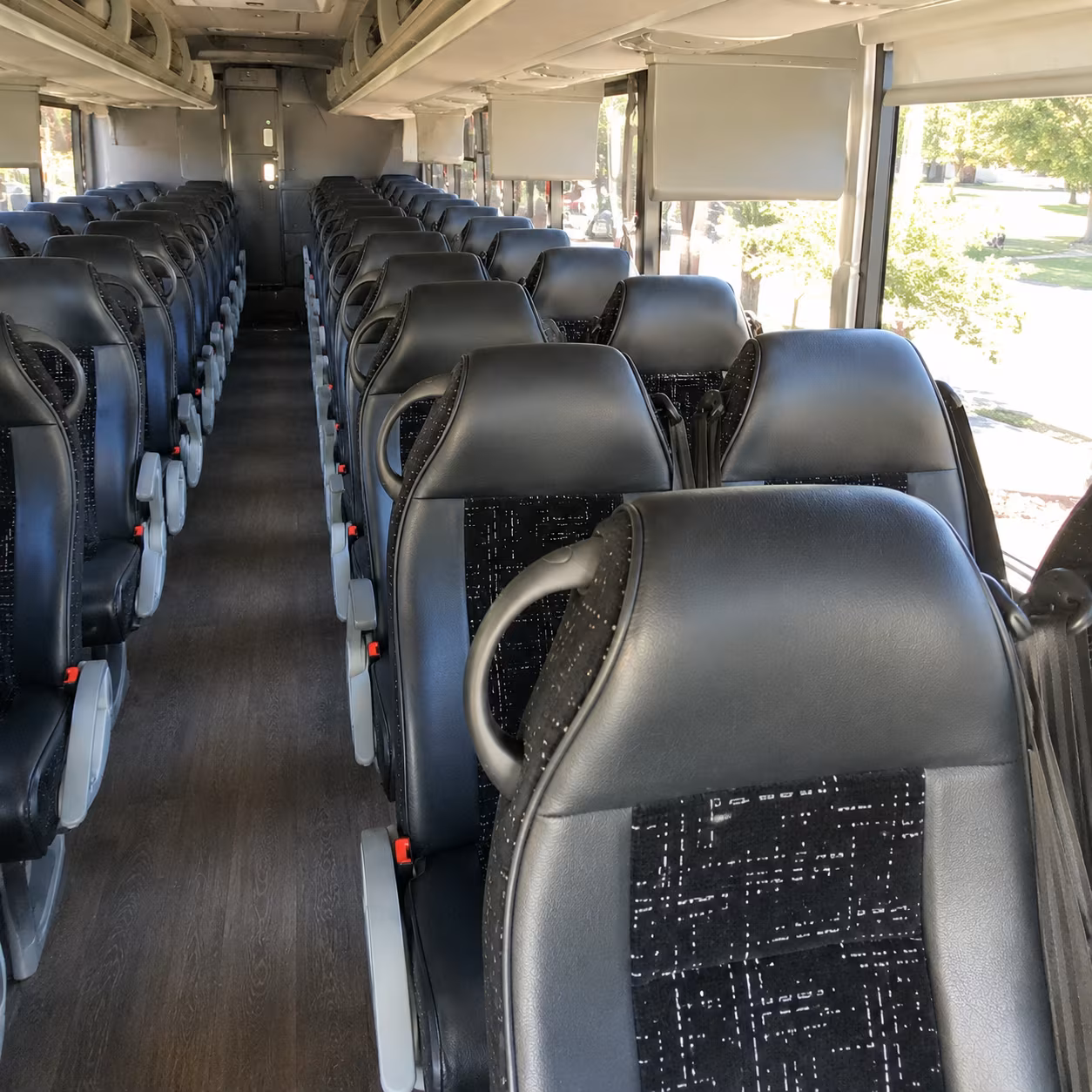 huntsville charter bus inside