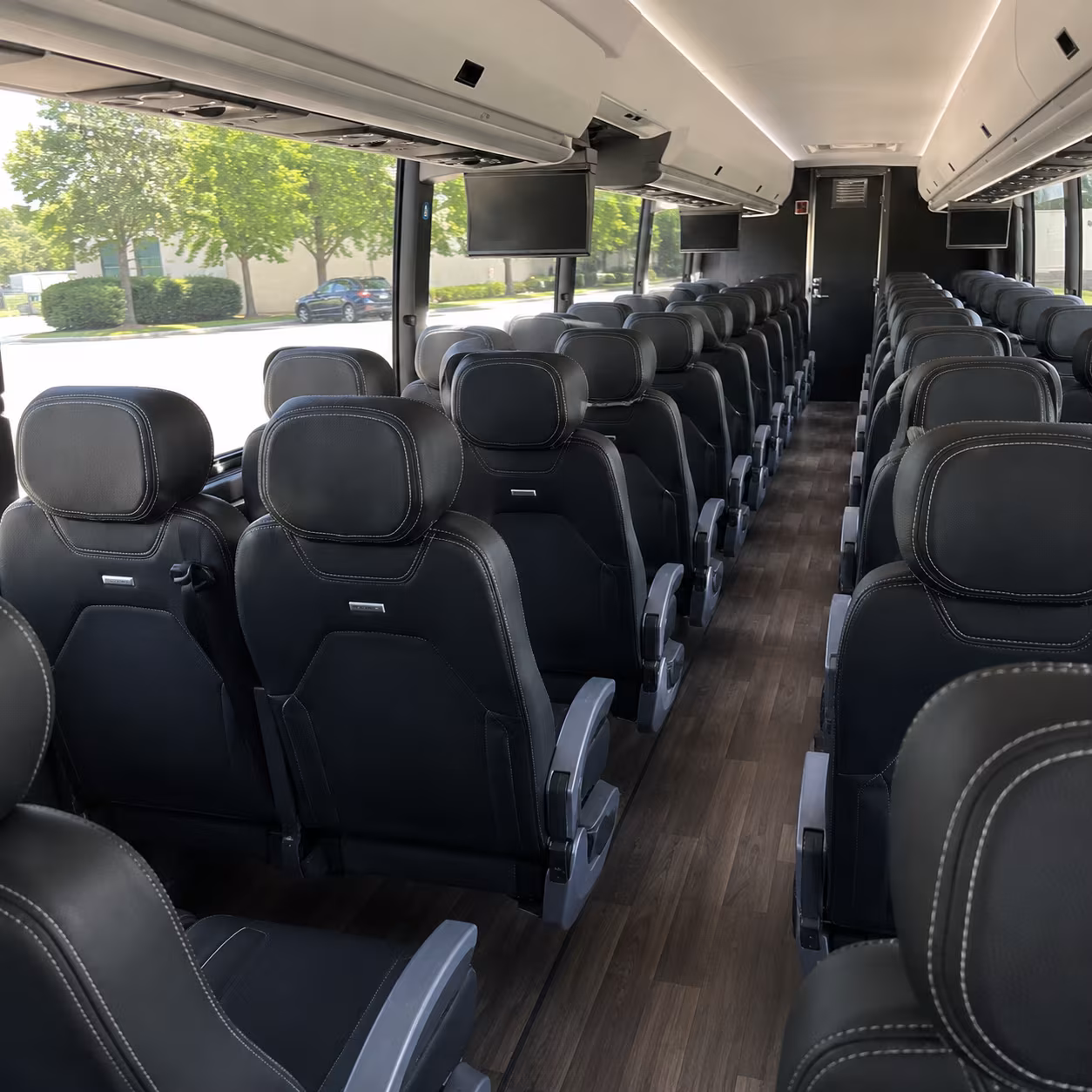 huntsville charter bus interior